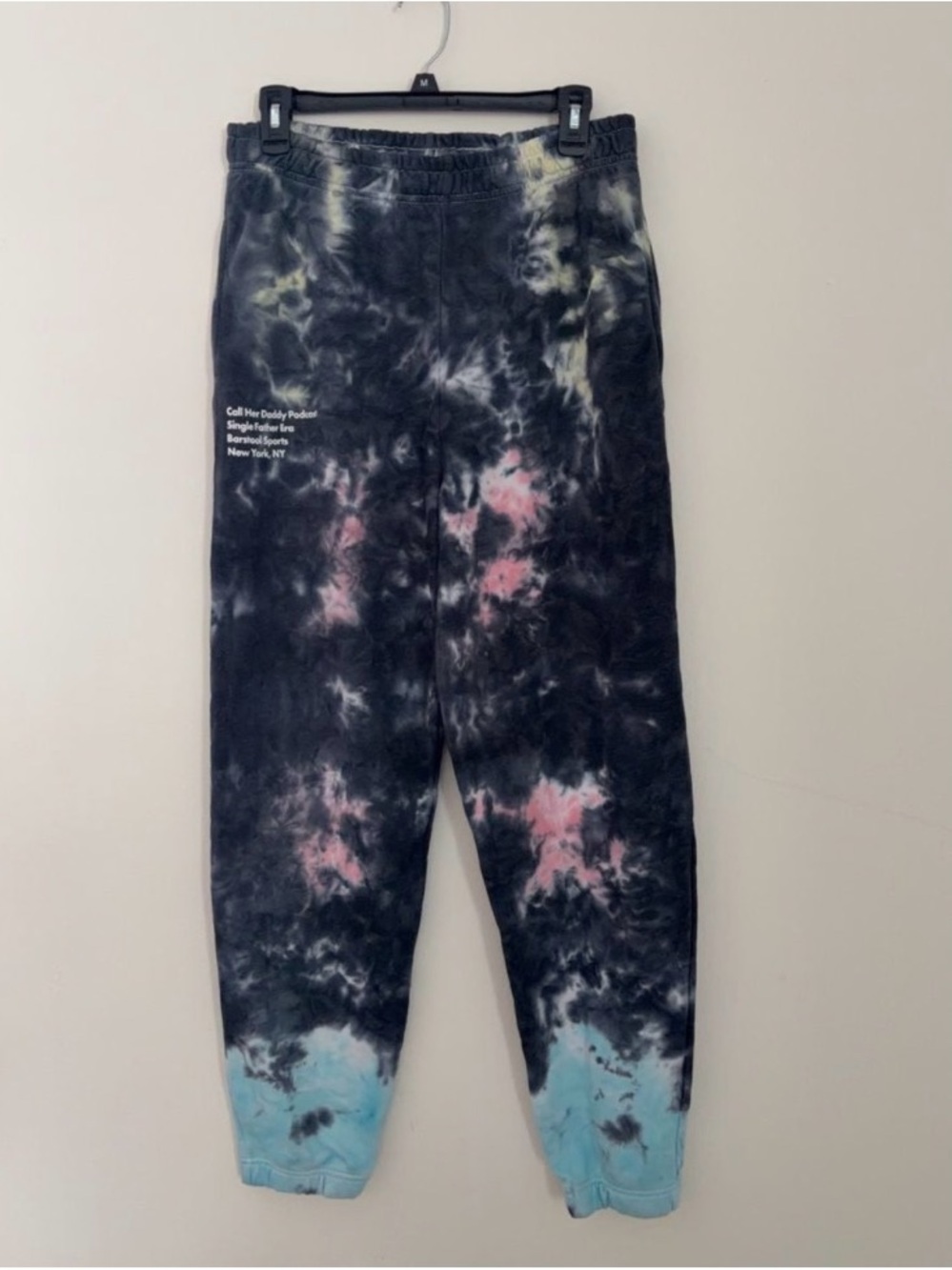 Barstool Sports Call Her Daddy Single Father Era Tie-Dye Sweatpants Size Large